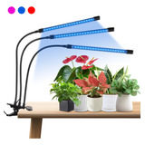 Grow Light Plant Led Regulable Con Plantas Azules De Interio