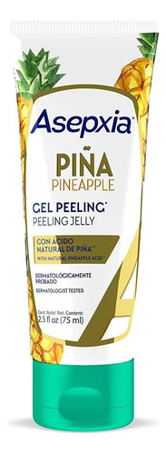 Asepxia Gel Peeling Piña 75ml Tipo De Piel Pieles Mixtas Y Grasas