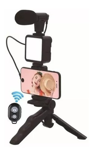 Kit De Video Smartphone Vlog Youtube Tripie Soporte Control