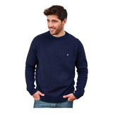 Sweater Hombre Pullover De Lana Con Cuello Redondo Kierouno