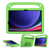 Funda Eva Con Asa Verde Para Samsung Galaxy Tab S9+