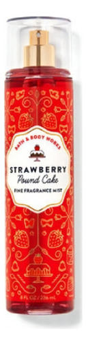 Fragancia Mist Strawberry Pound Cake Original Bath&body W