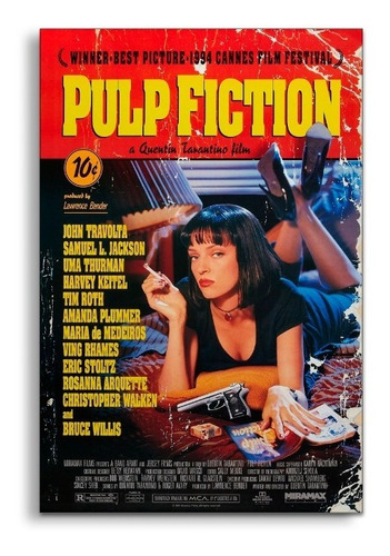 Cuadro Decorativo Moderno Pulp Fiction Poster Jd-0616 G