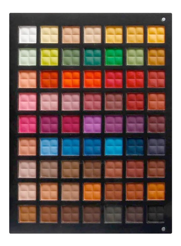 Paleta De Sombras The Matte 63 Colores  Italia Deluxe