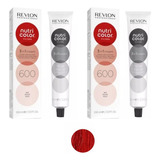 Mascarilla Revlon Nutri Color Filters 600 Rojo 100ml - 2 Pls