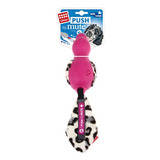 Juguete Para Perros Pato Rosado Con Felpa Push To Mute Gigwi