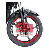 Stickers Reflejantes Rin De  Moto 250z 250sz 200z 125z 150z