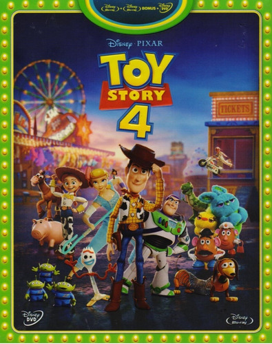 Toy Story 4 Disney Pixar Pelicula Blu-ray + Dvd + Bonus