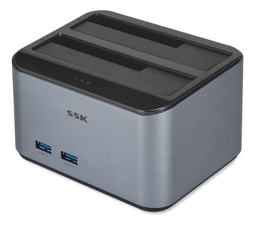 Base De Disco Duro Ssk Usb 3.0 A Sata I/ii/iii De Doble Bahi