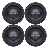 4 Unidades Falantes Subwoofer 700w Rms Boca 12 Polegadas Top