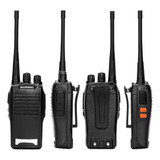 Kit 4 Radio Walk Talk Comunicador 16 Ch 12km Baofeng 777s Ht