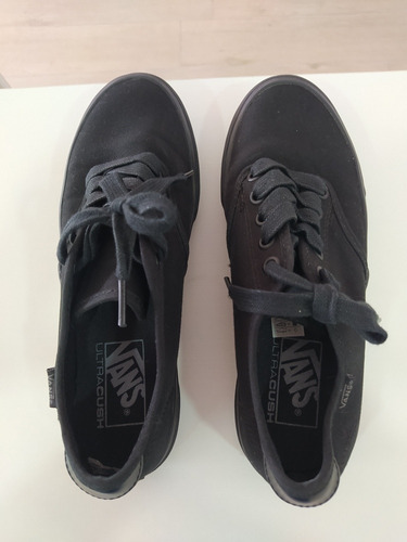 Zapatillas Vans Negras Originales, Excelente Estado 