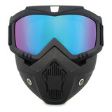 Goggles Máscara Protección Con Gafas Motocicleta Deportivo