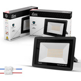 Kit 2 Refletor Led Holofote Slim 200w Cor Da Luz Branco Quente Lumi