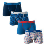 Boxer Niño Algodón Universidad Católica Pack 4 C1 Top