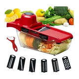 Rallador Cortador Verduras Frutas Mandoline 6 En 1 Cocina 