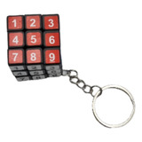 Llavero Cubo Magico Rubik Con Numeros Ideal Souvenir 