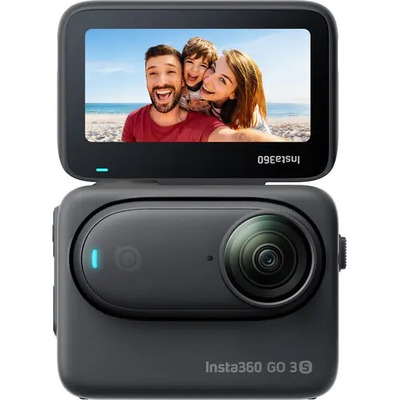 Cámara de accion miniatura Insta360 Go 3s 64gb Uhd 4k 2.7k color negro | Envío gratis
