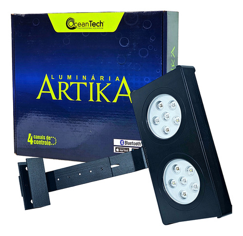 Luminaria De Led 36w Aquários Marinhos Ocean Tech Artika