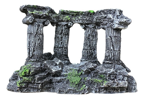 Adorno Decoración Para Pecera Ruinas Romanas Acuario