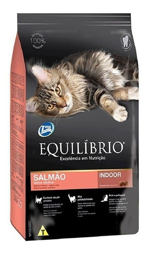 Alimento Equilibrio Gatos Salmón Indoor 1.5kg. Np