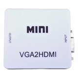 Conversor Adaptador Conector Mini  Vga Monitor Hdmi