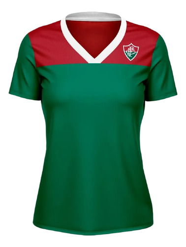 Camisa Fluminense Feminina Camiseta Licenciada Oficial Blusa