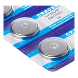 Pack 5 Pilas Micro Litio Bateria Boton Cr2032 3v Llave