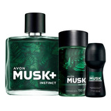 Set X 3 Perfume Musk + Instinct - mL a $58900