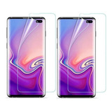 2x Películas Gel Hidrogel Hd Para Samsung Galaxy S10+ Plus 