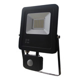 Foco Proyector Reflector Con Sensor De Movimiento 30w Fsl 