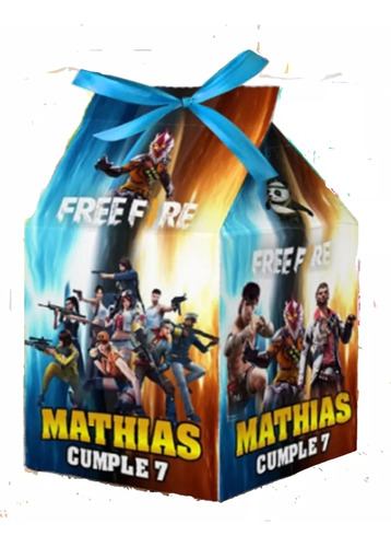 Cajitas Milk Box De Free Fire X 35 Unidades 