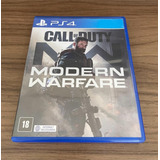 Call Of Duty Modern Warfare - Ps4 - Original