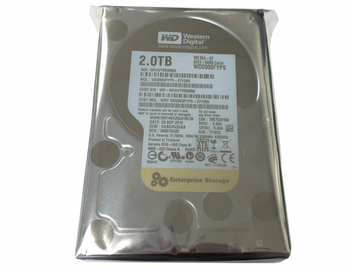 Western Digital Wd  Sata  Re Wd2000fyyz 2tb Server 