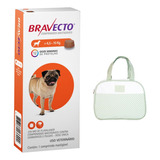 Antipulga Carrapato Bravecto 250 Cães 4,5 10kg + Frasqueira