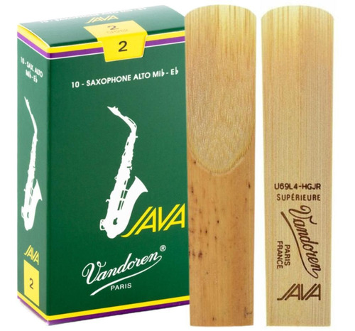 3 Palheta Sax Alto Vandoren Java N 2 Original Profissional