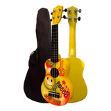 Ukelele Happiness Soprano Para Niños/niñas  + Funda 