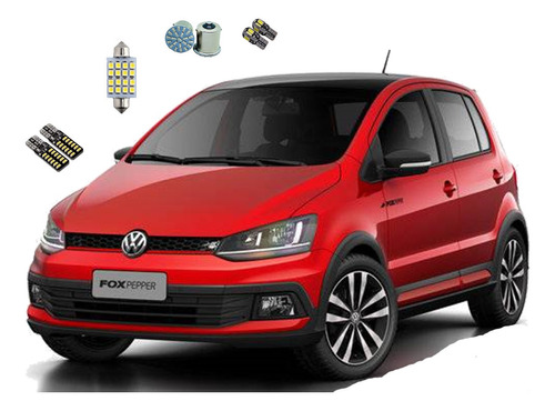 Kit Lâmpadas Internas Cambus Volkswagen Fox 2008  2009