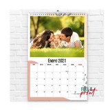 Calendario Mensual Personalizado 23x30cm Full Color 13 Hojas