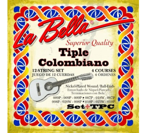 Cuerdas Tiple Colombiano Modelo: Tpc