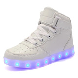 Zapatos Con Luz Led Para Hombre Y Mujer, Luminosos, Con Carg