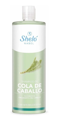 Shampoo Cola De Caballo 950 Ml Crecimiento Sedosidad Sheló N