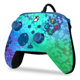 Control Alámbrico Glitch Verde Para Xbox One / Series X S