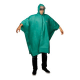 Capa Poncho Impermeable Lluvia Waterdog Pvc Capucha C/visera