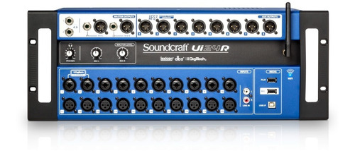 Mesa De Som Digital Soundcraft Ui24r 24 Canais