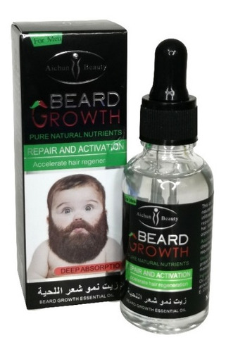 Pack De 3 Aceite Para Crecimiento De Barba 30ml