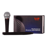 Microfono Dinamico Cardioide De Mano Pro Dj Dm580 Con Cable
