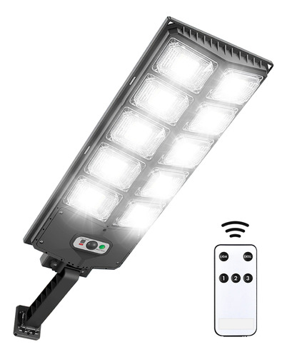 Kit 3 Holofote Solar 500w Refletor Poste Luminaria Ip65 