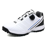 Zapatos De Golf Para Hombres Impermeable Y Antideslizante