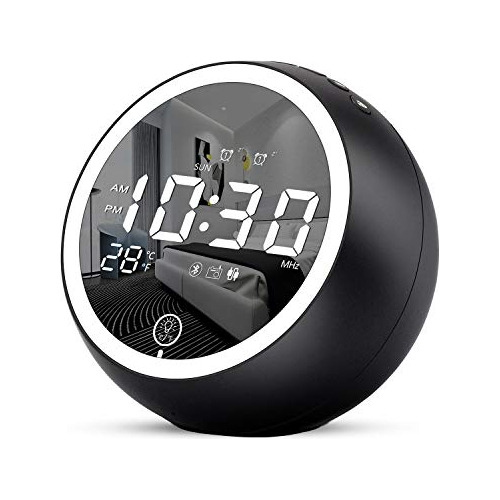 V5 Radio Reloj Despertador Bluetooth 0 Hi Fi Altavoz Al...